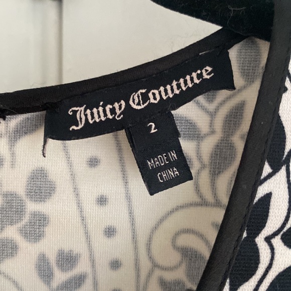 Juicy Couture Angel Deco Pleated Zip Cocktail Dress - Picture 3 of 11